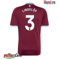 Camiseta Aston Villa Victor Lindelof #3 Primera Equipación 2026-27 manga corta